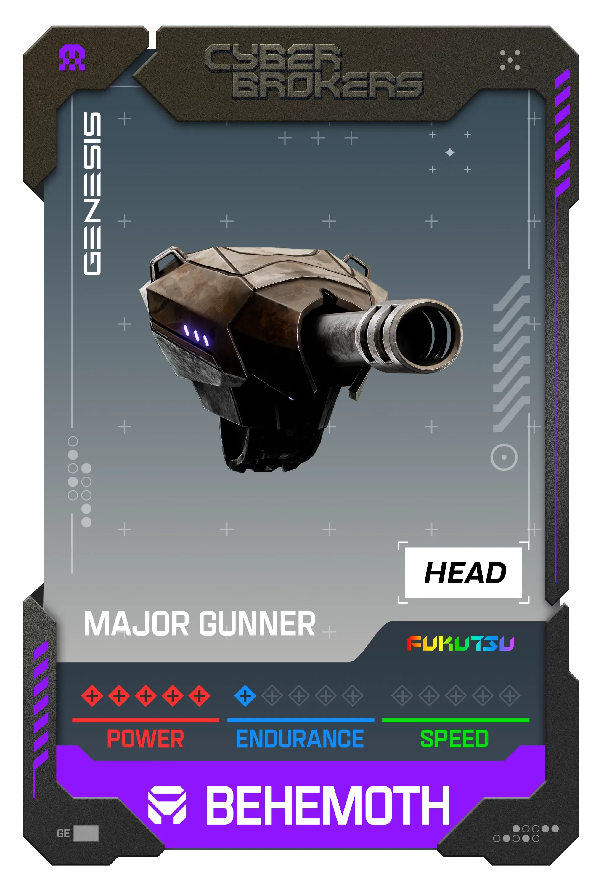 Major Gunner Behemoth Head 