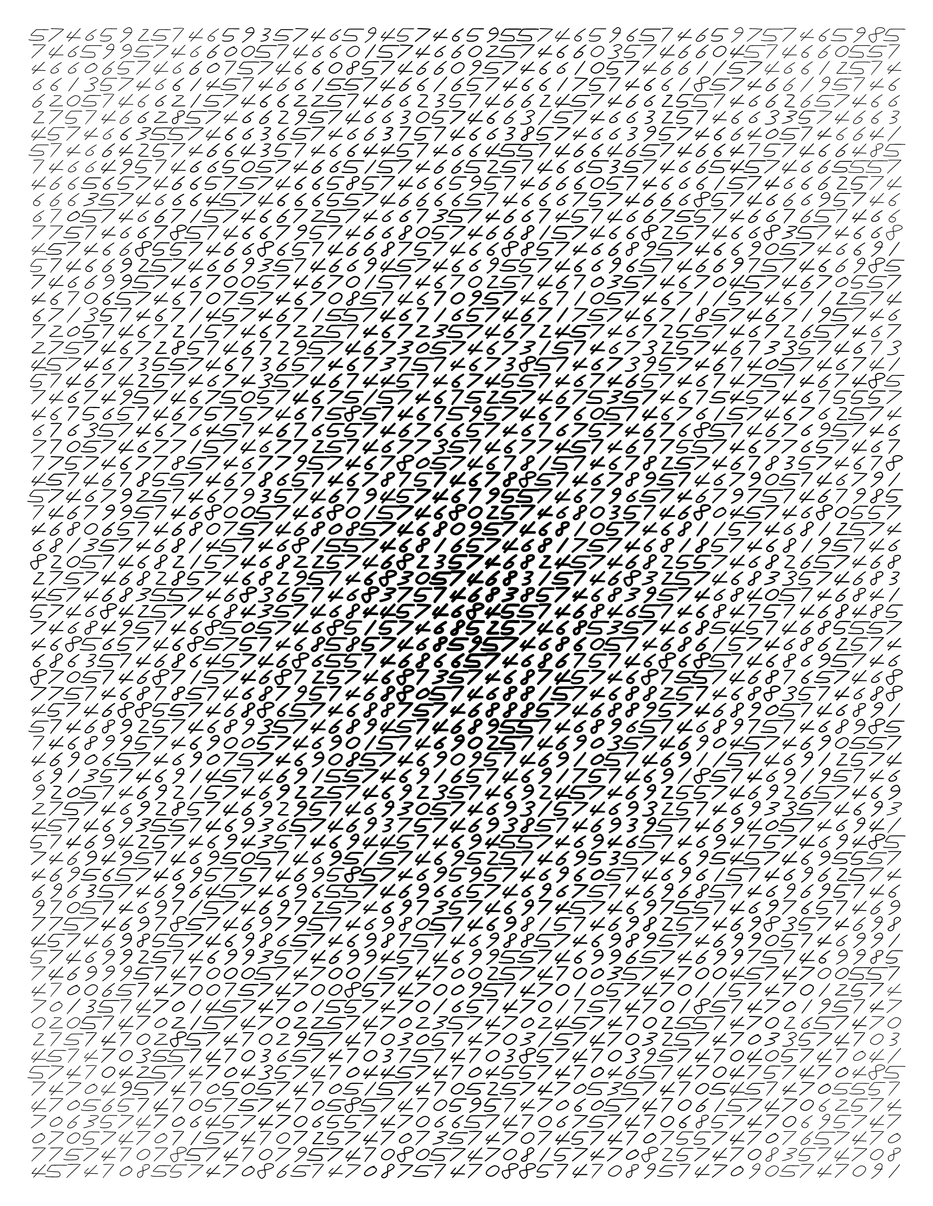 Endless (5,607,250 to Infinity) #459