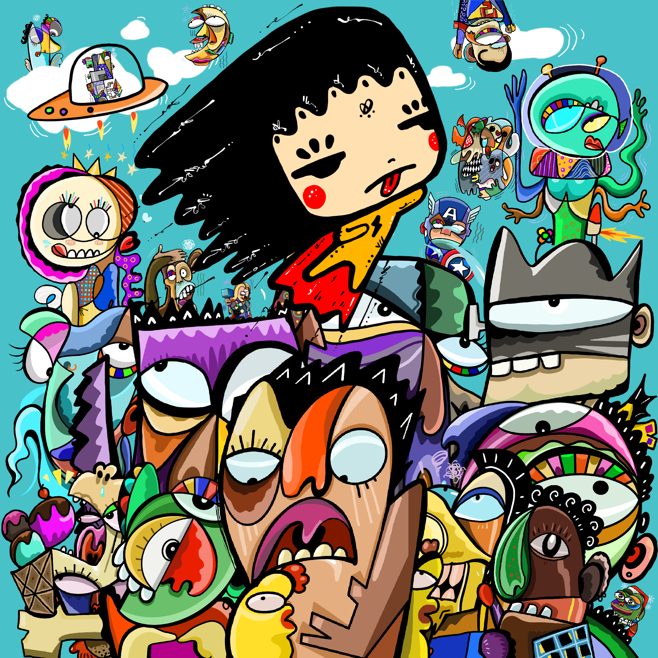 Children’s art development X KIKU’S WORLD by SABR