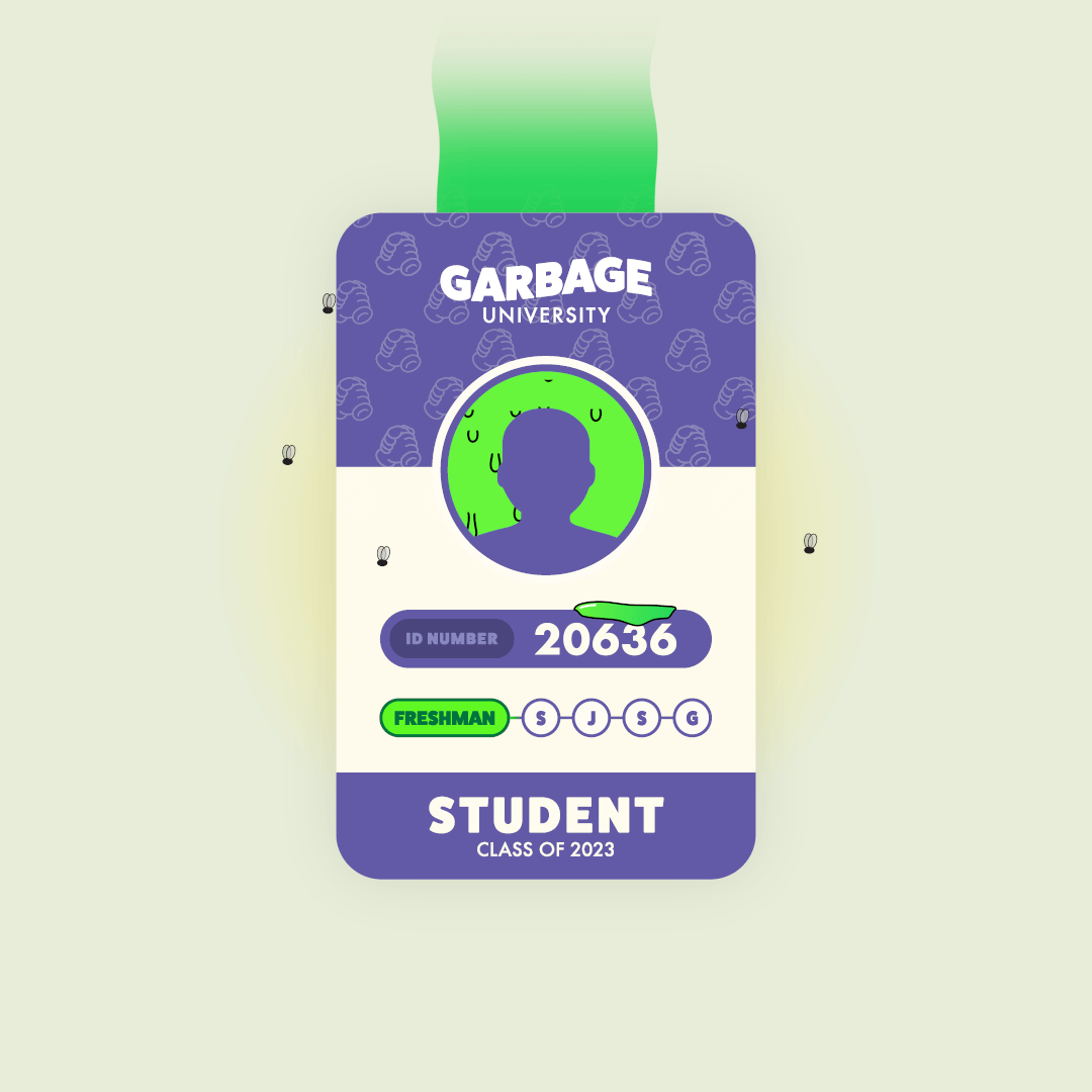 Garbage University Student ID: 20636