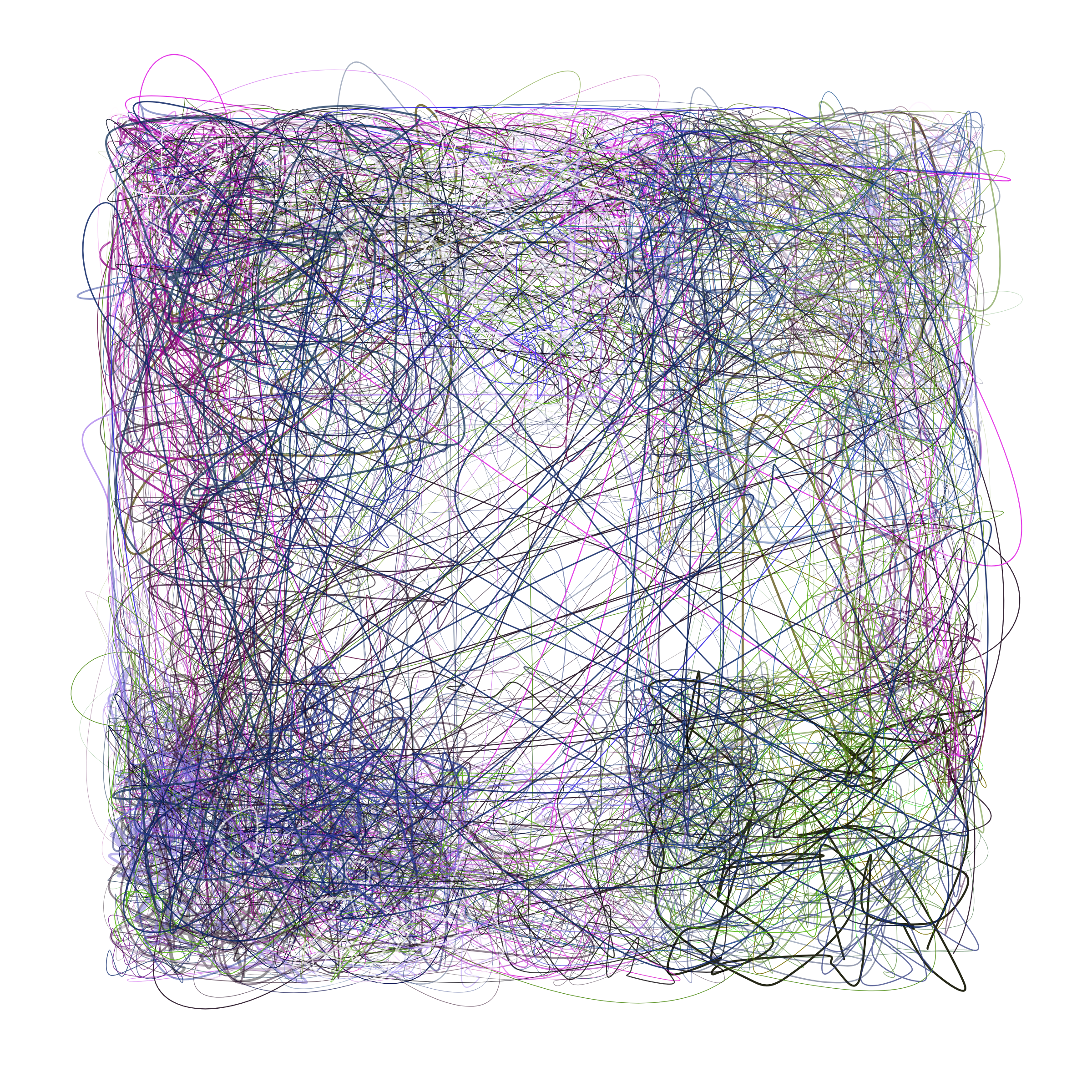 Scribbled Boundaries #25