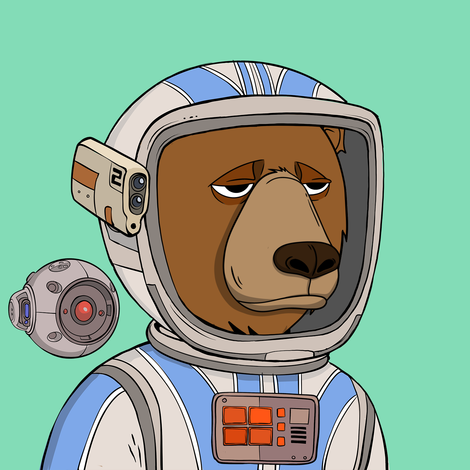 Okay Space Bear #3506