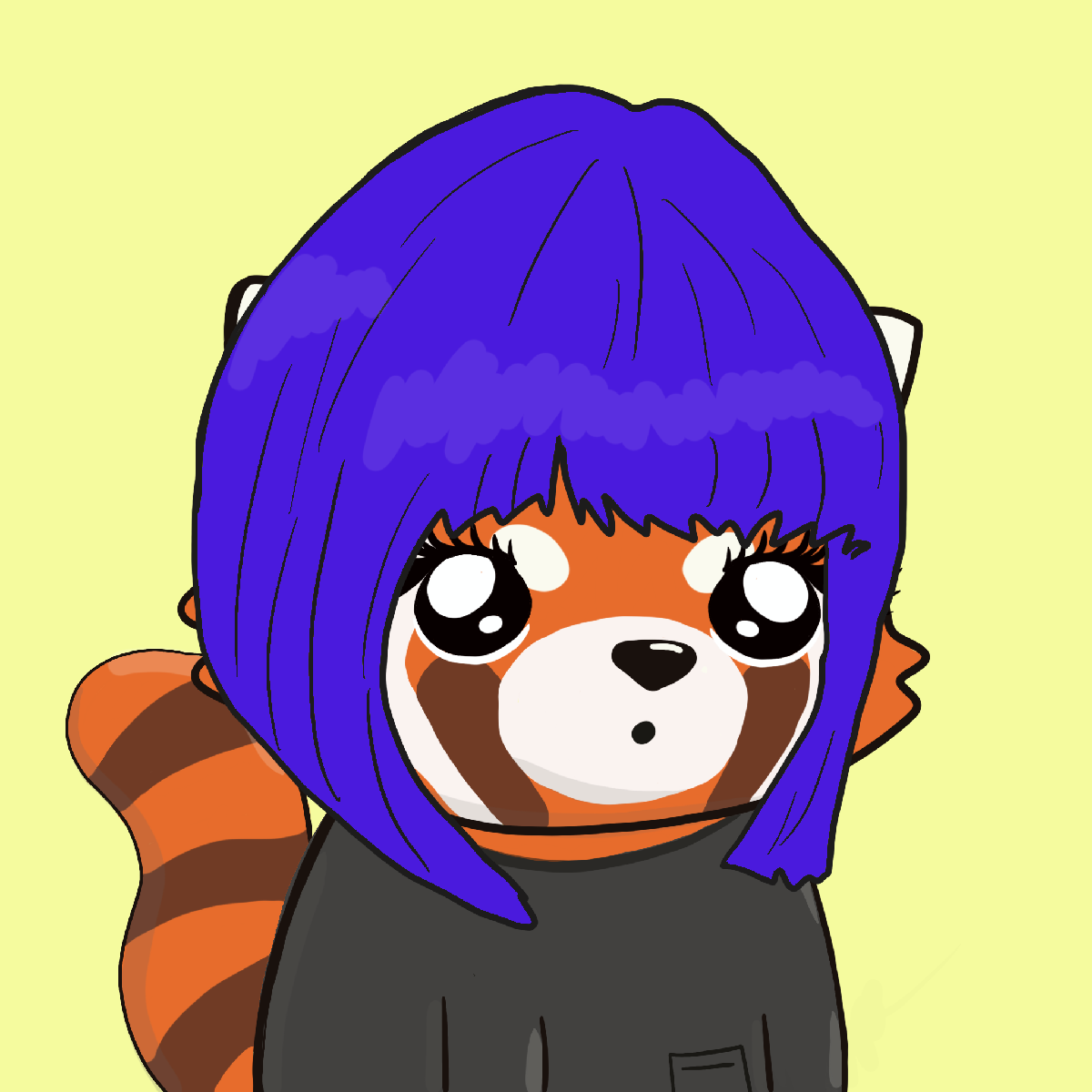 Okay Red Panda #7036