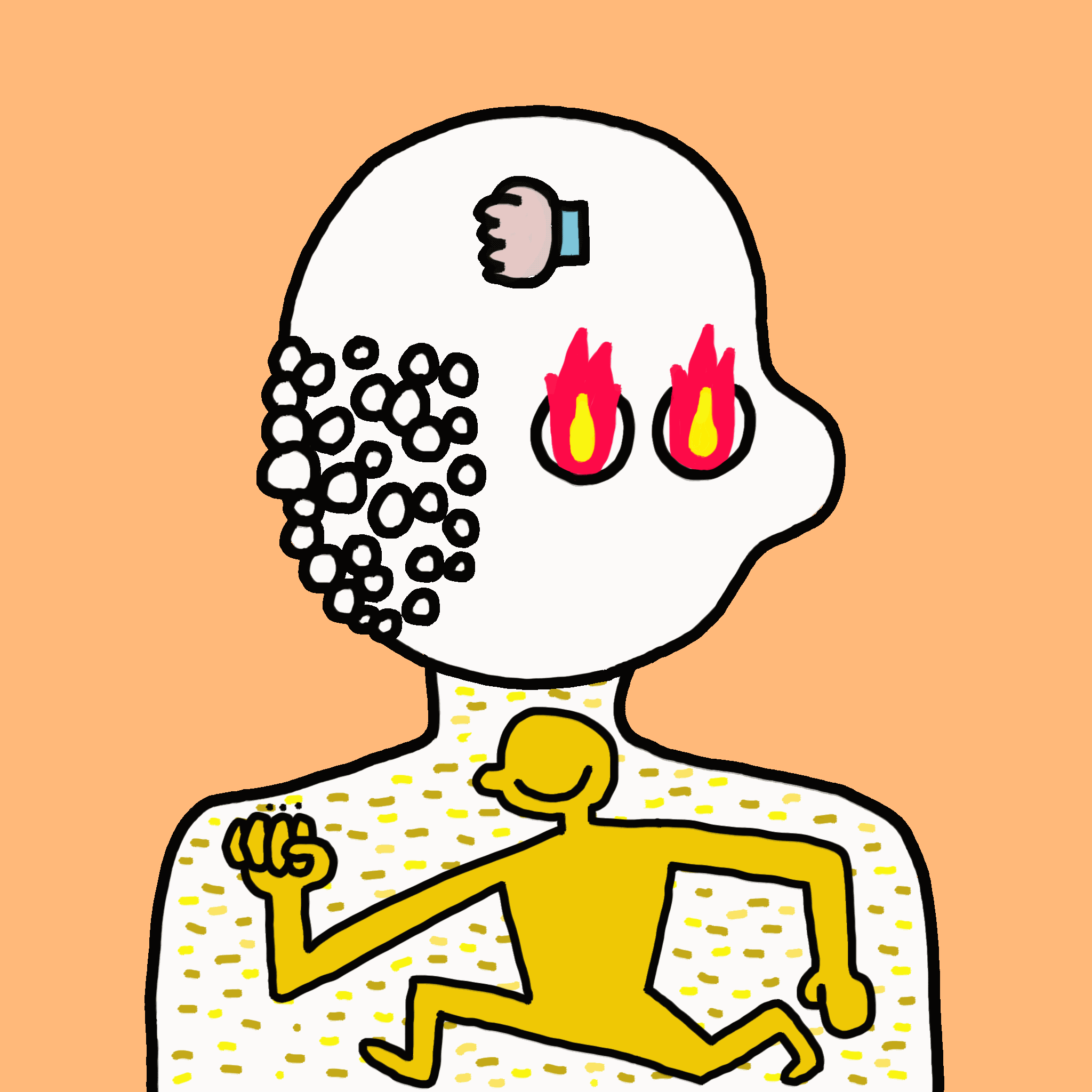 EmoHead #4516: Surprised Belinda