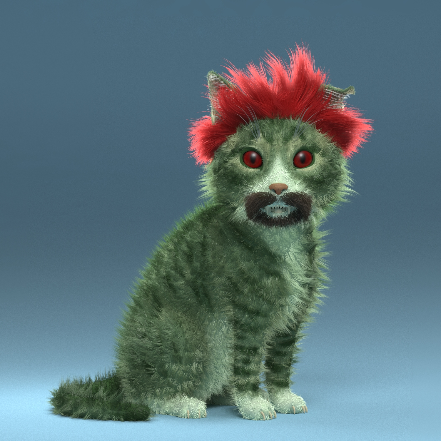 Fluffy PunkCat #6649