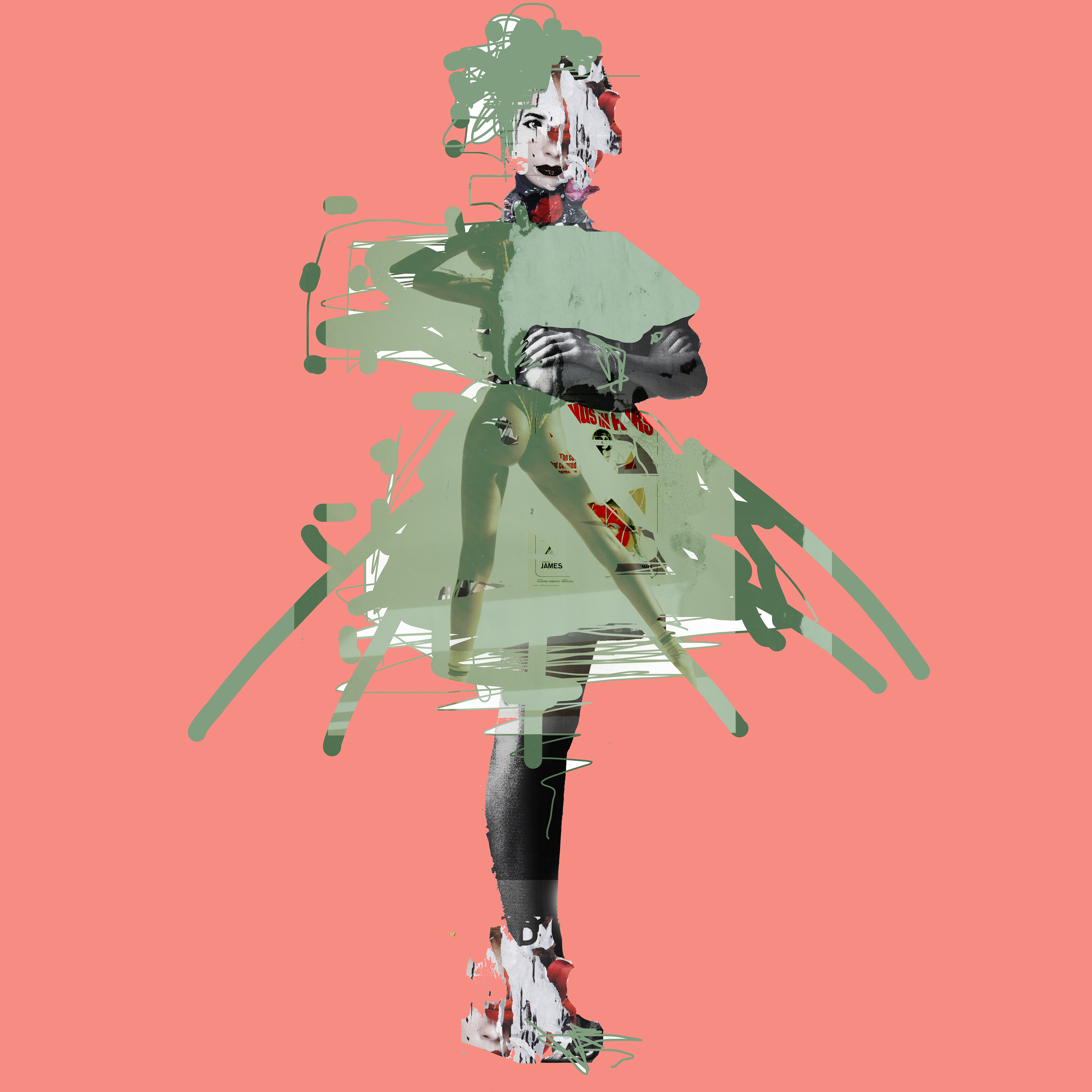 PAPER DOLL #5 — Miss AL Simpson, Scottish cryptoartist