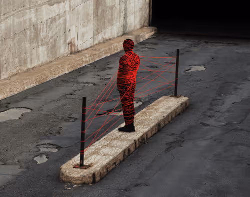 Untitled (Red Thread) #53/75