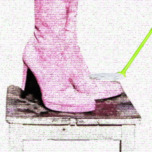 Pink Boots and Mop 