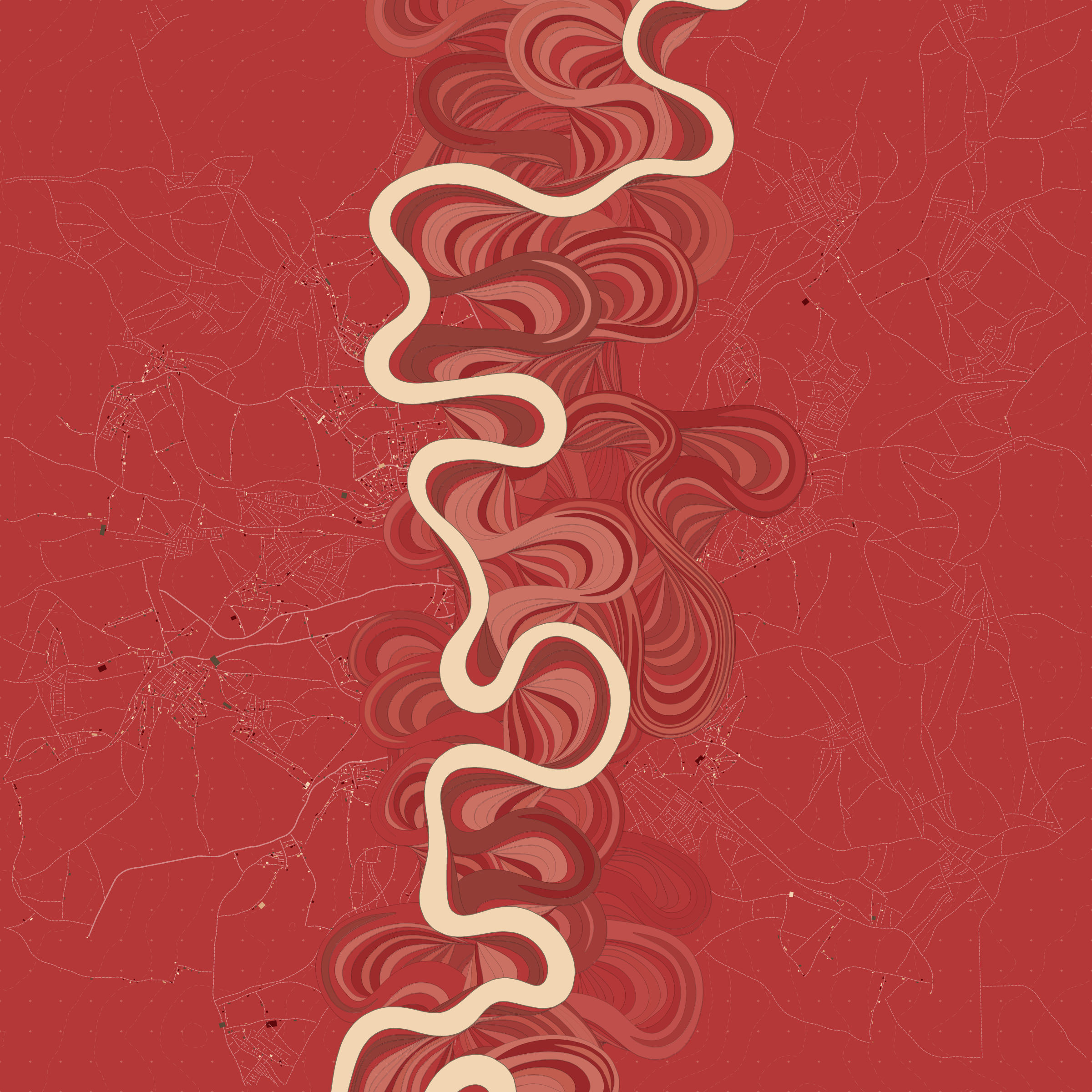 Ancient Courses of Fictional Rivers #630