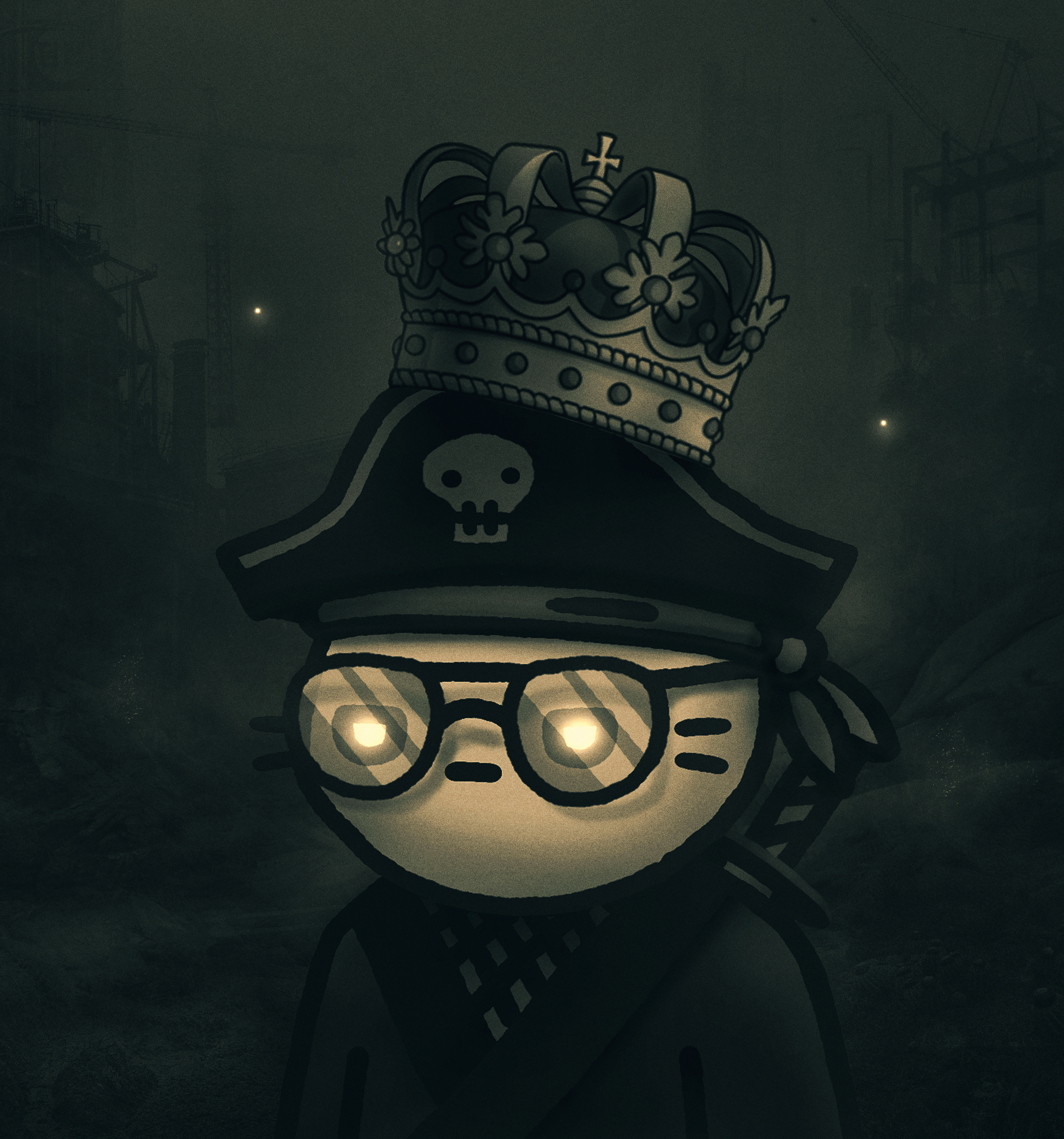 Dark Cool Cat #6641