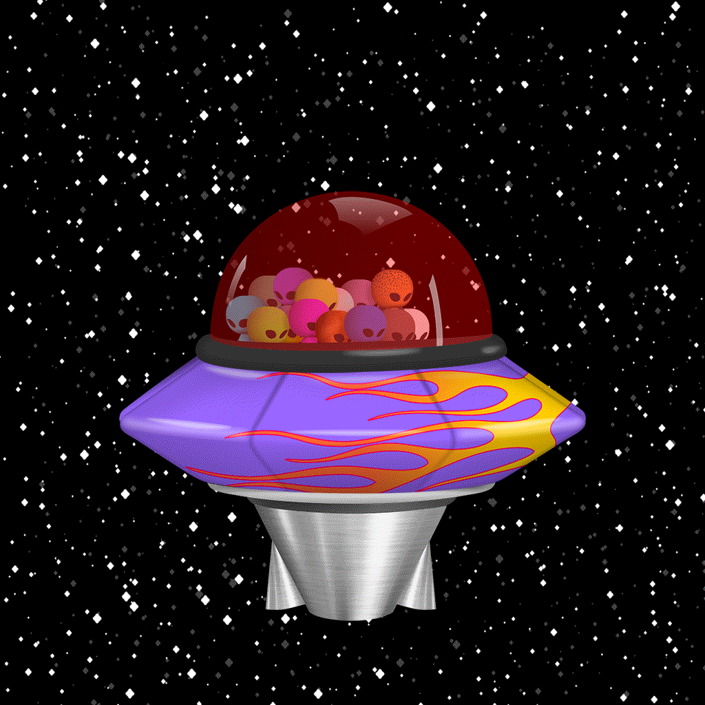 Alien UFO 747