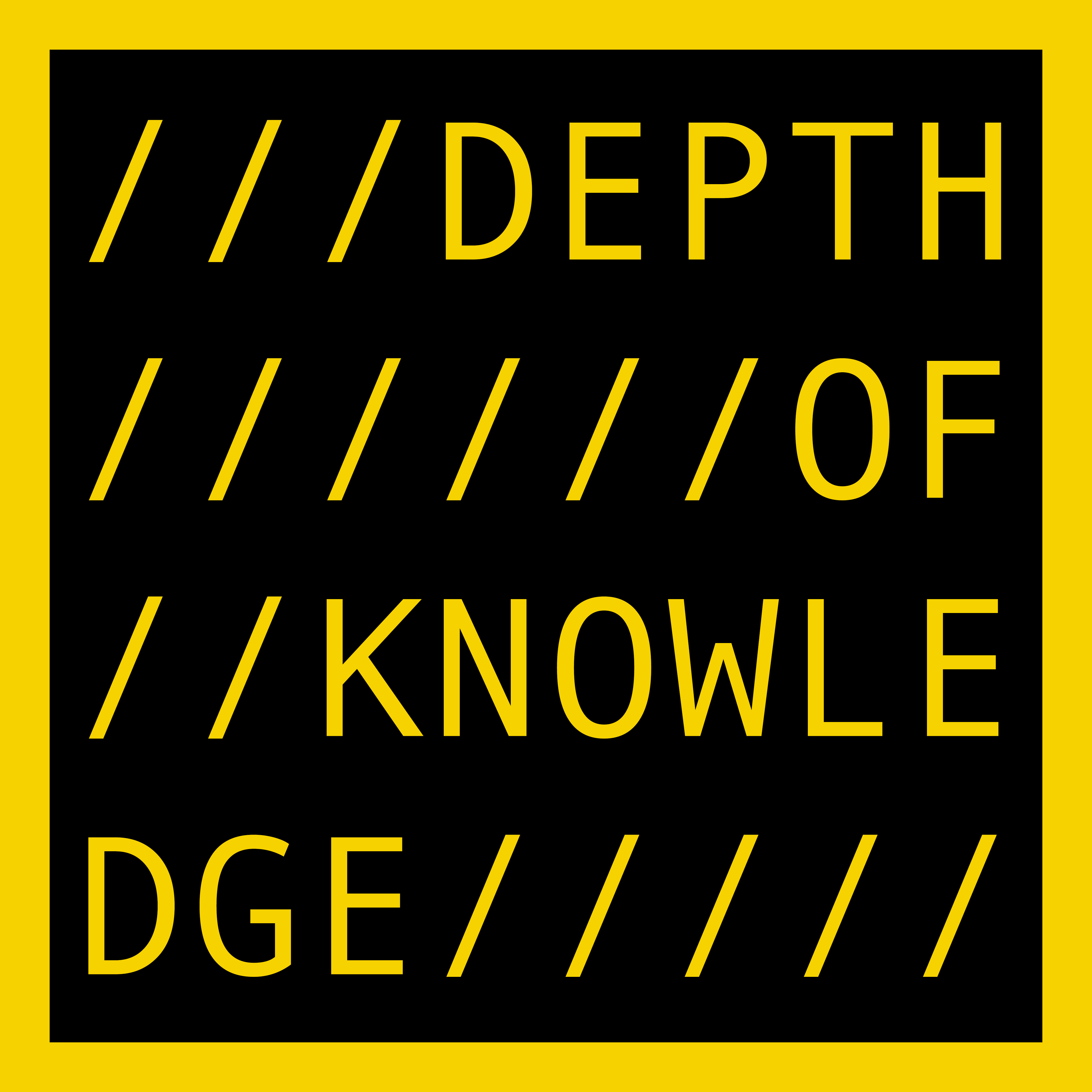 DEPTH OF KNOWLEDGE