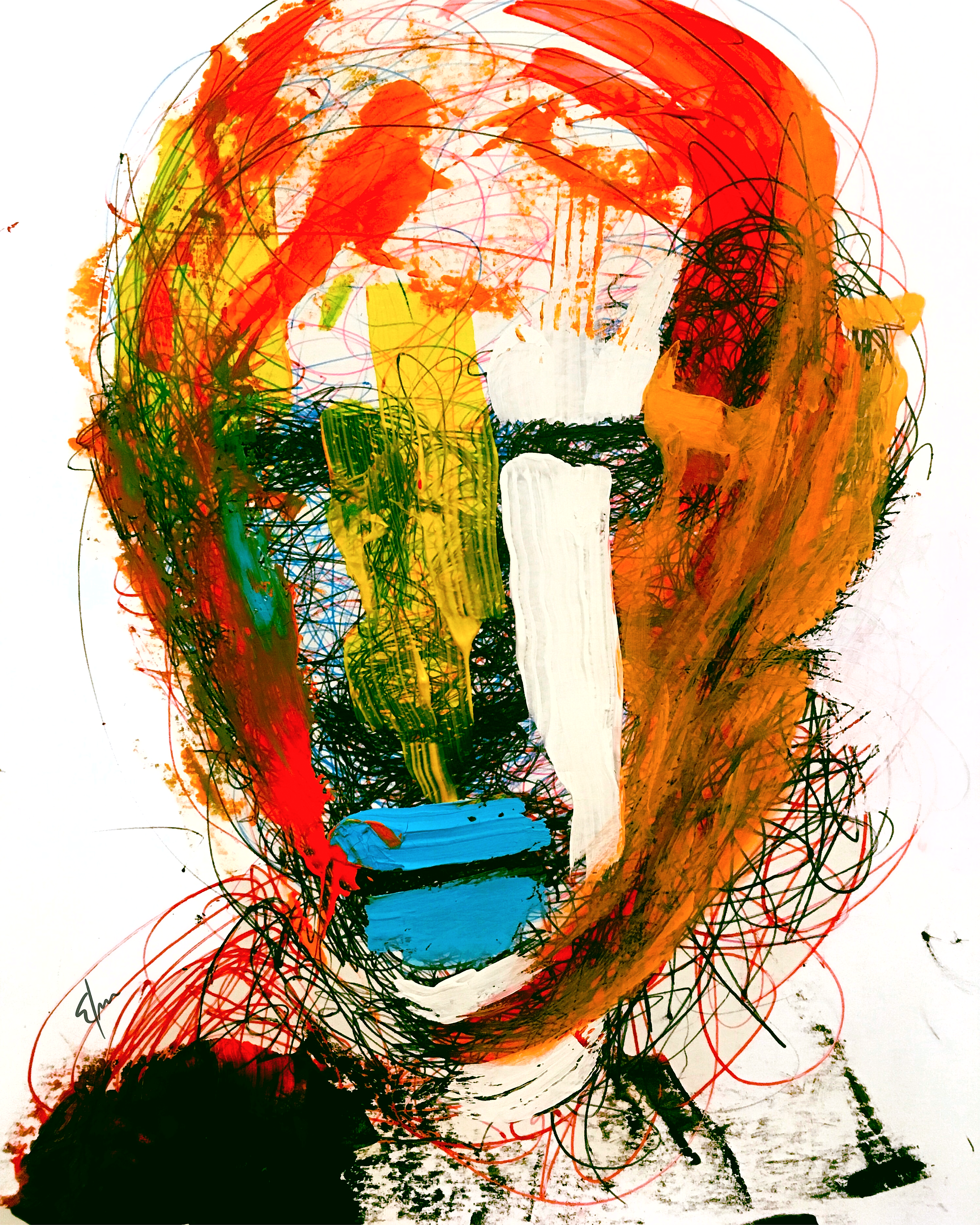 "Blue Mouth"  7/7 (Love Ugly Series - edition #1)