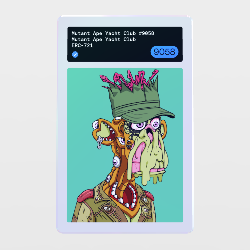 Minter Token - Mutant Ape Yacht Club #9058
