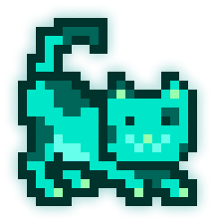 MoonCat #1040: 0x004b5fc4b7 (accessorized)