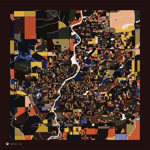 Rockford, IL, USA - Tribute to Jackson Pollock