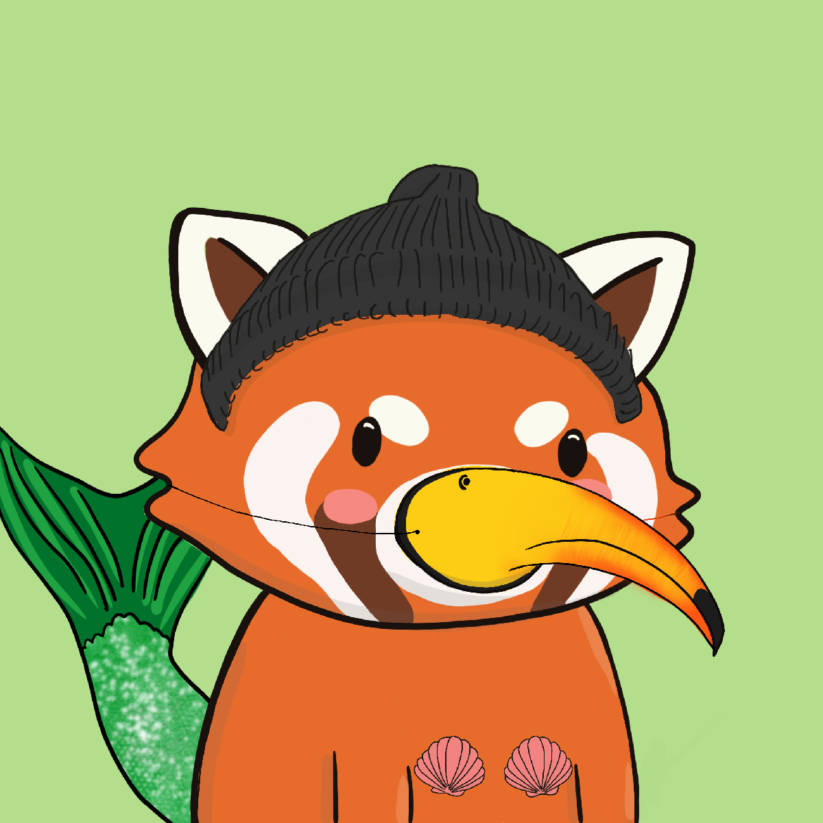 Okay Red Panda #6733