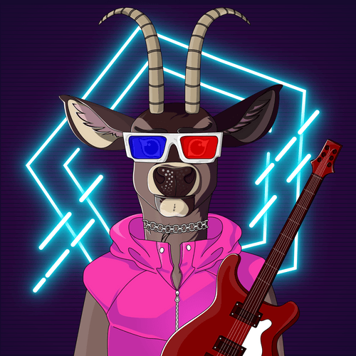 Retrowave deer #1759