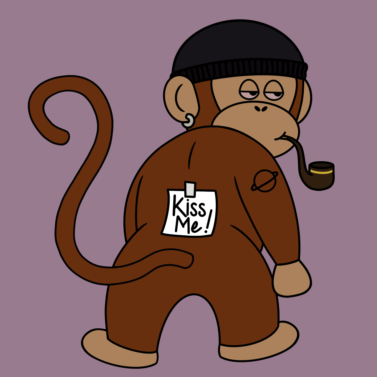 Kiss Me Monkey #6229