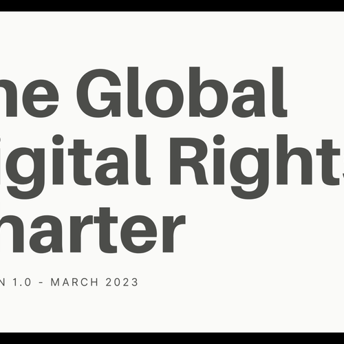The Global Digital Rights Charter 1.0 (GDRC 1)