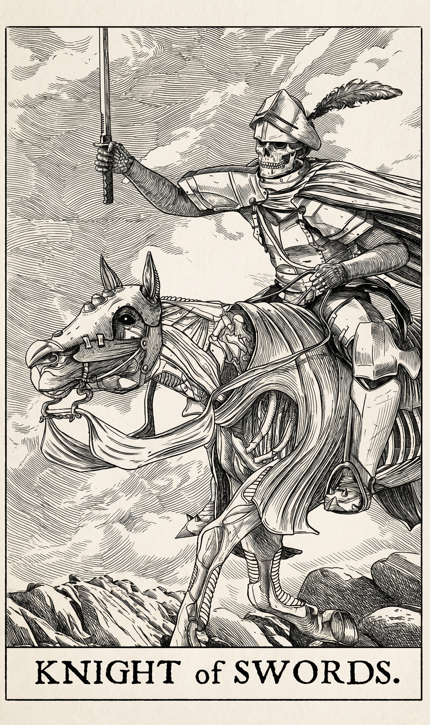 Knight of Swords — Litho