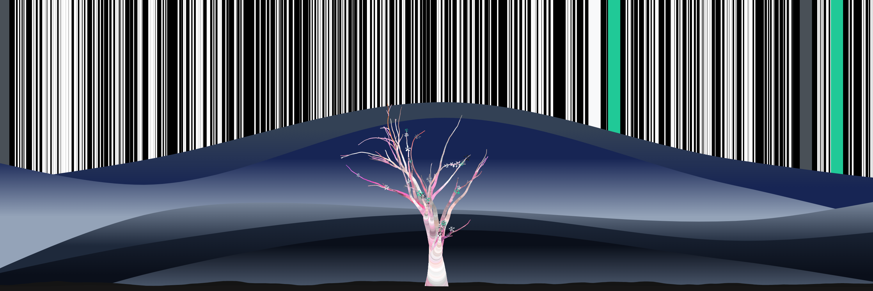 Coded Flowering Banner #099