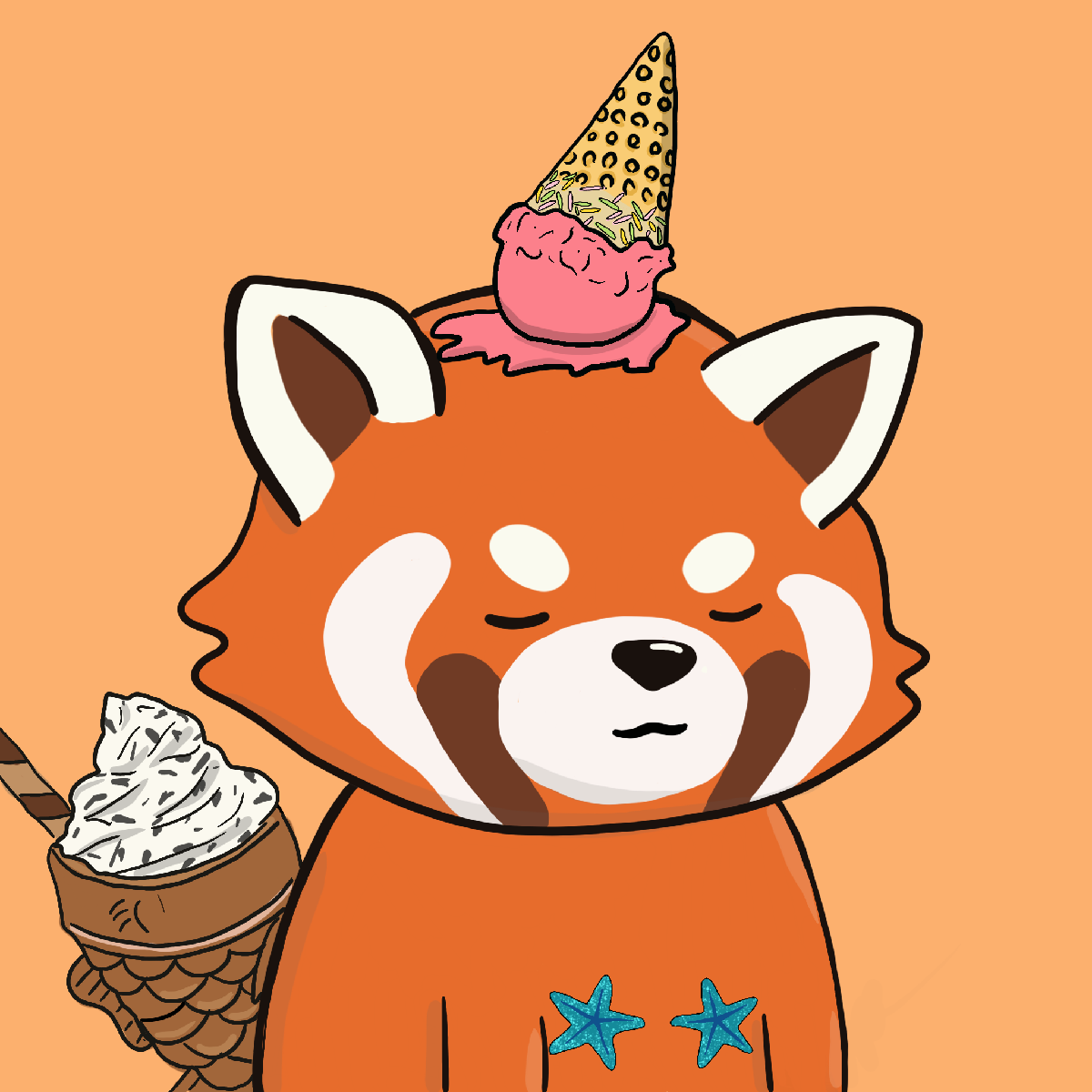 Okay Red Panda #7494