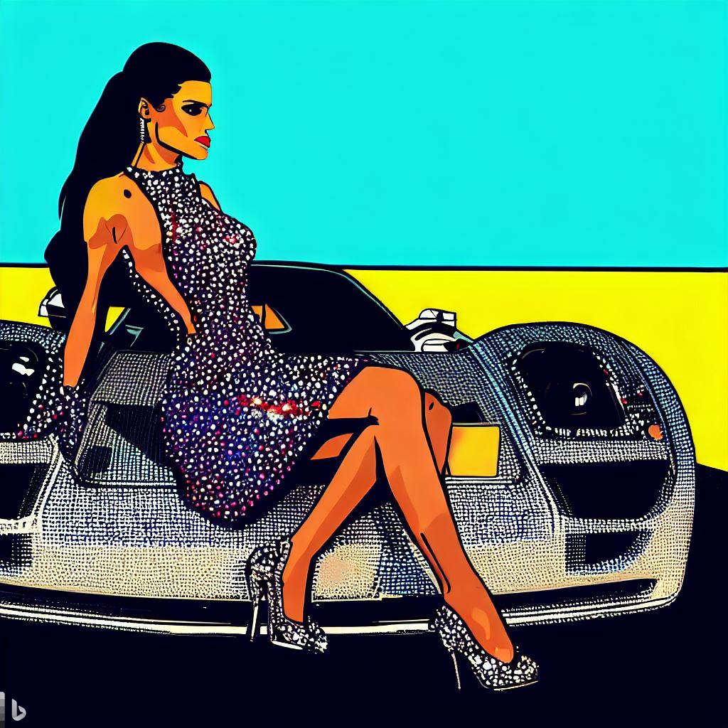 Glorious Girls with Famed Cars #100
