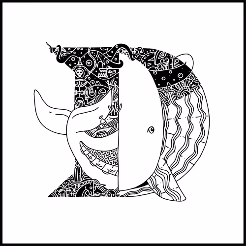 Whalphabet #04 | Letter D | Dimension