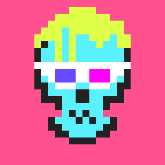 Cyber CryptoSkull #1604