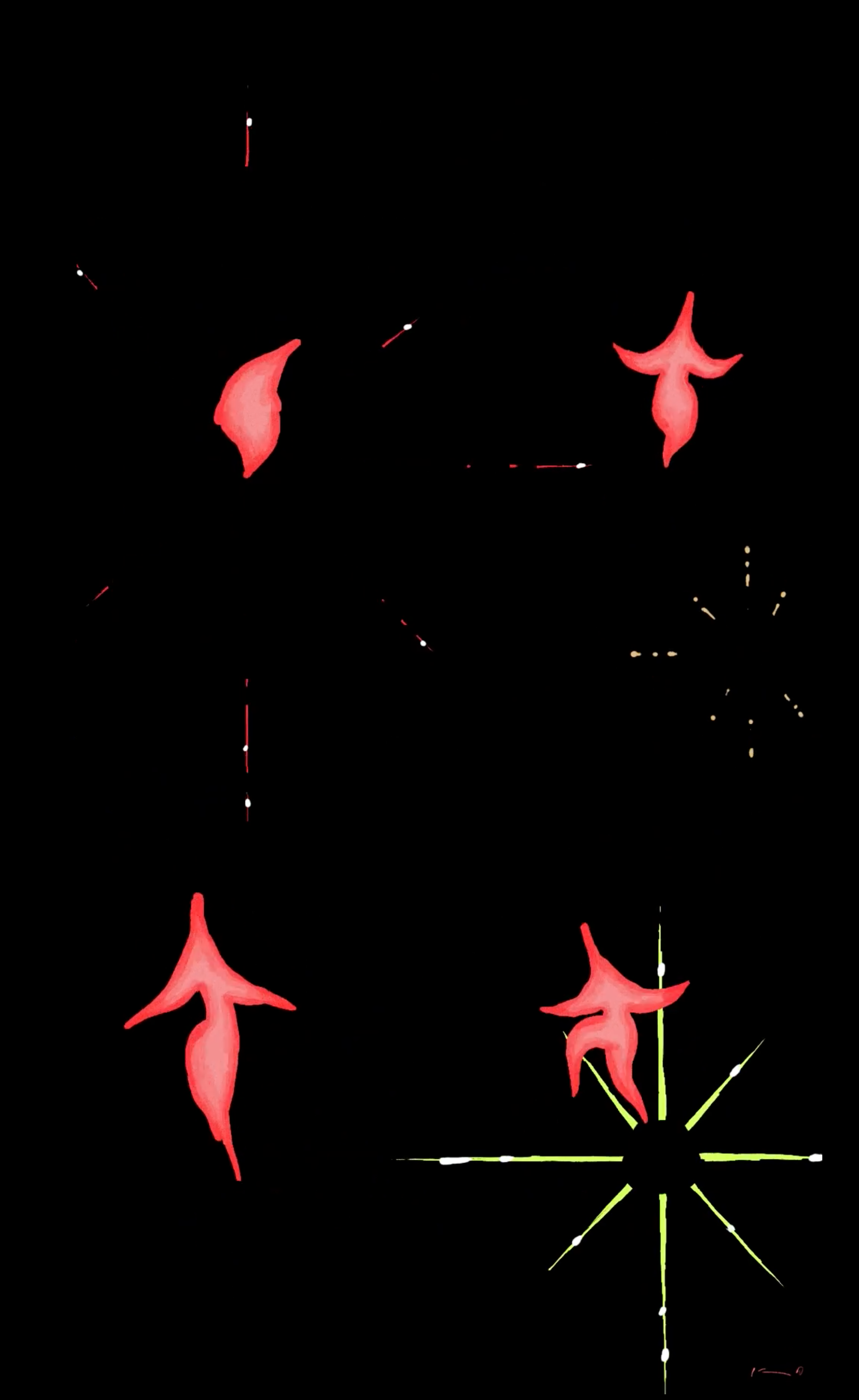 Joyful prancing