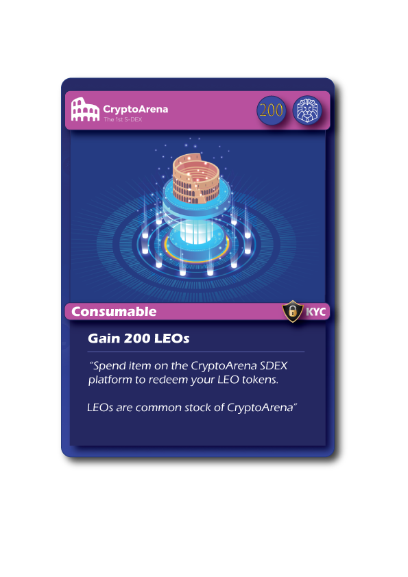 Redeemable LEO ticket