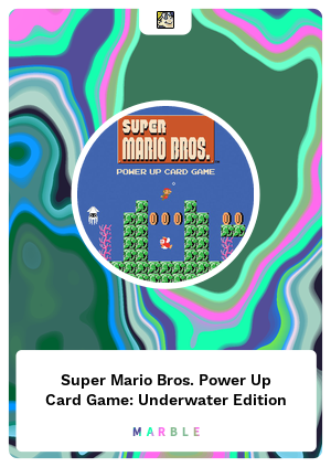 Super Mario Bros. Power Up Card Game: Underwater Edition