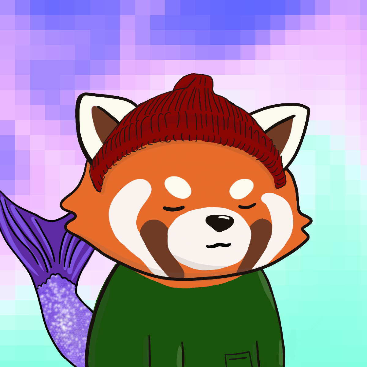Okay Red Panda #6657