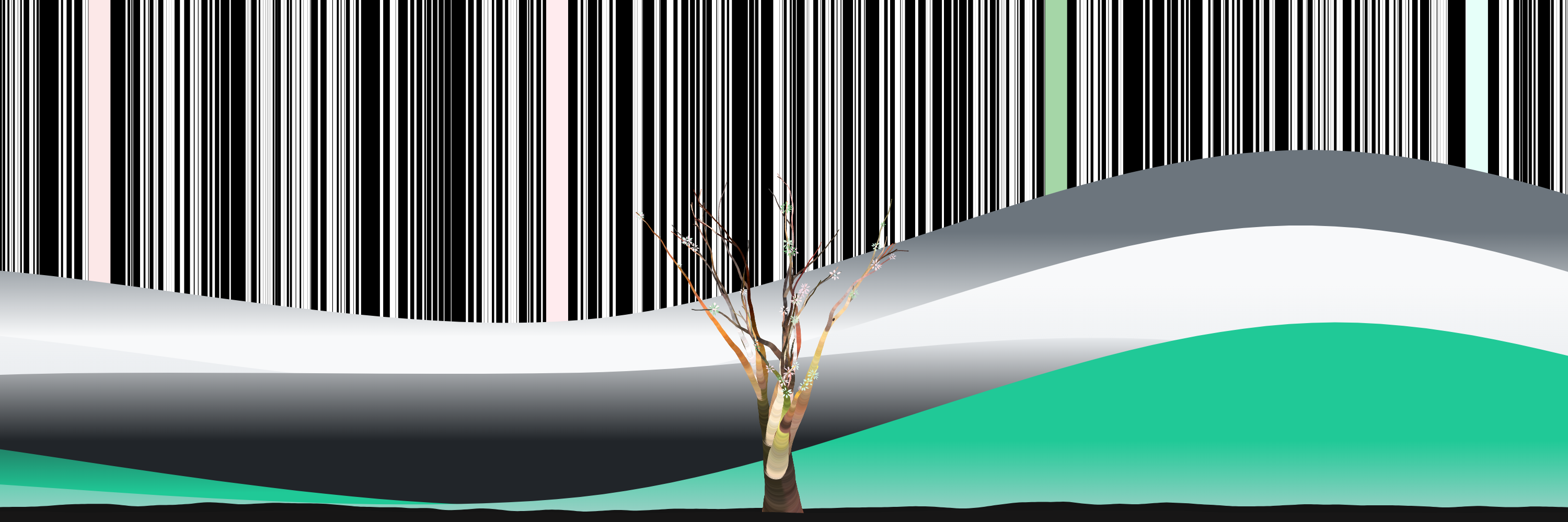 Coded Flowering Banner #055