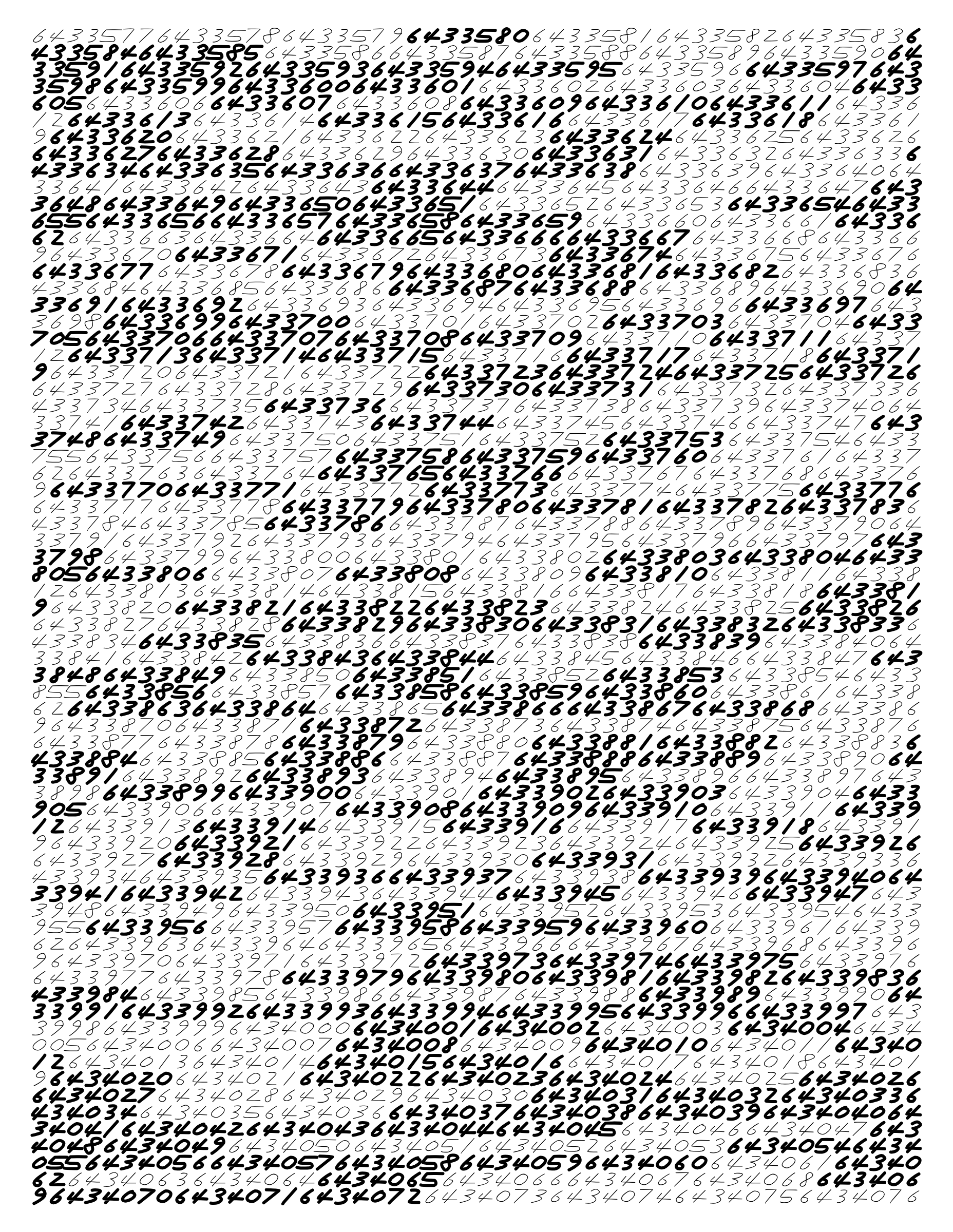 Endless (5,607,250 to Infinity) #2835
