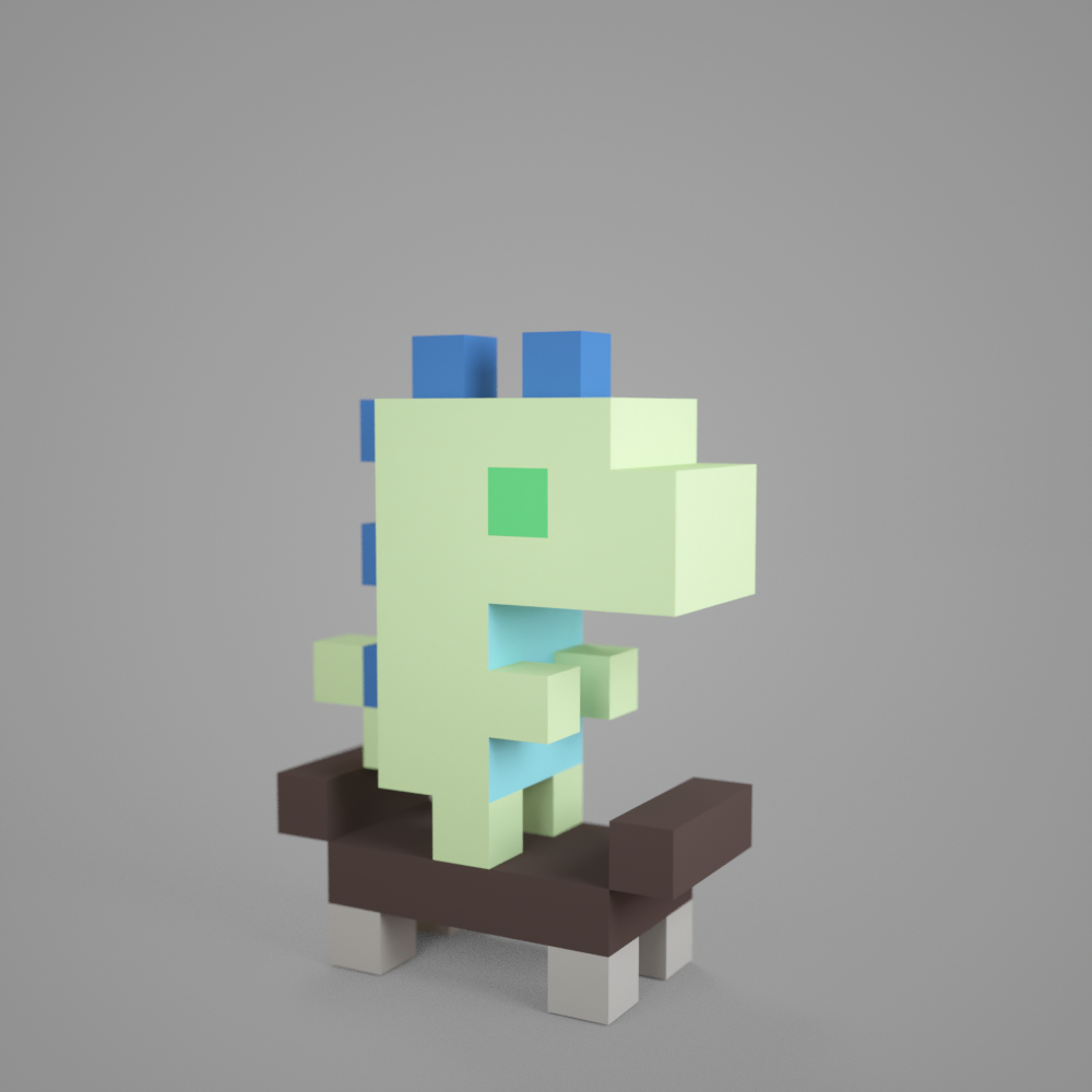 3D tiny dino #0412