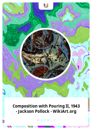 Composition with Pouring II, 1943 - Jackson Pollock - WikiArt.org