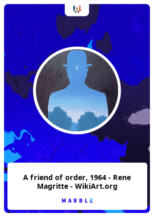 A friend of order, 1964 - Rene Magritte - WikiArt.org