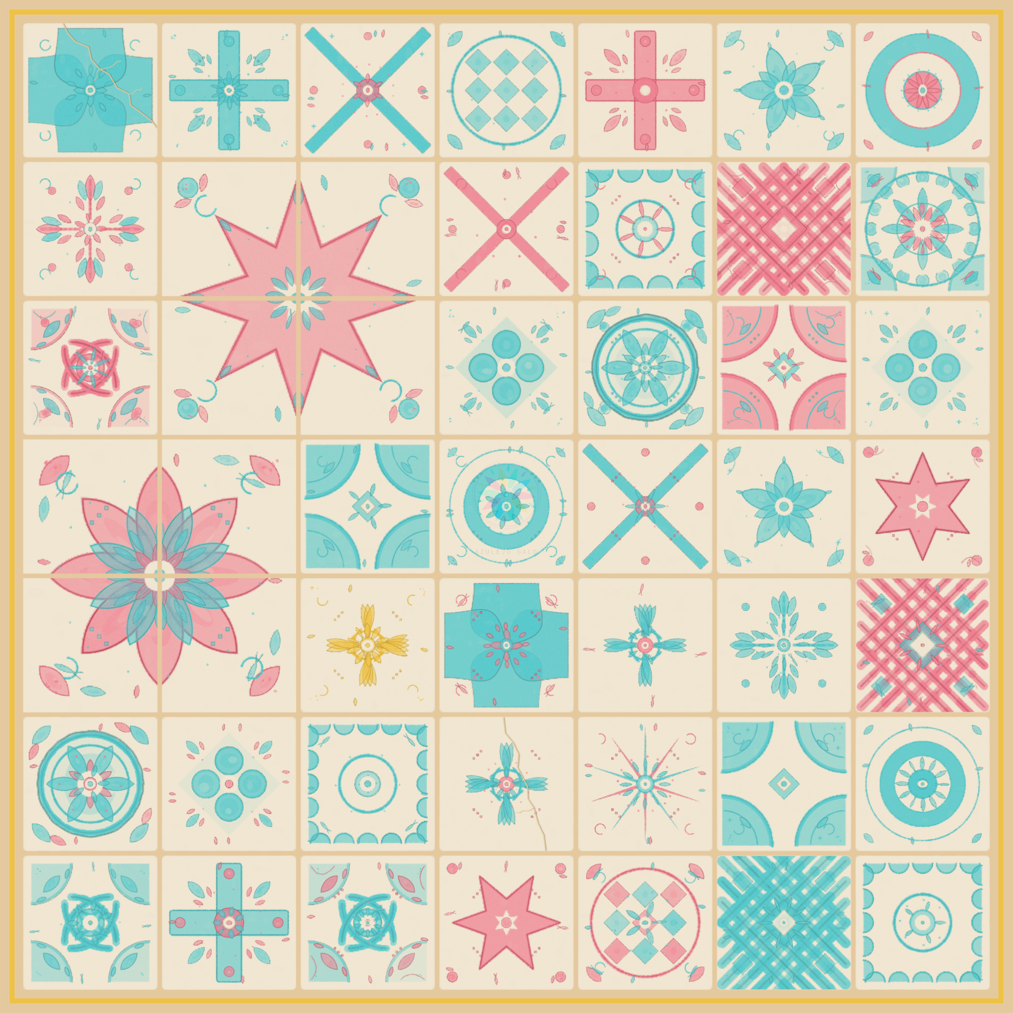 Azulejo Galo by Bryan Brinkman #92