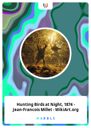 Hunting Birds at Night, 1874 - Jean-Francois Millet - WikiArt.org