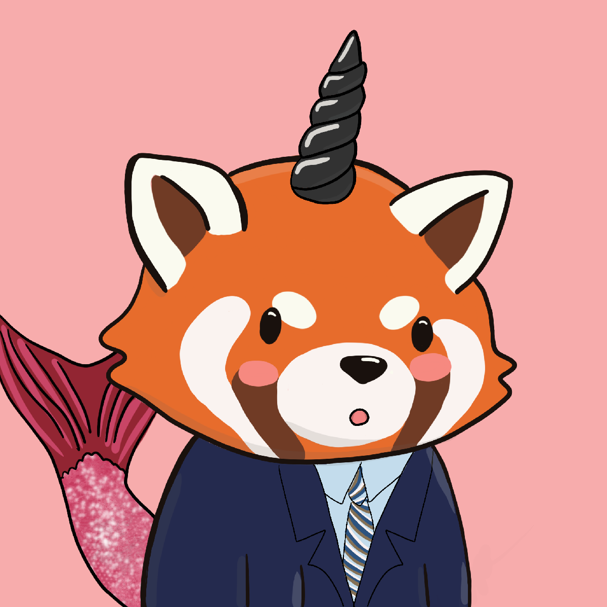 Okay Red Panda #7286