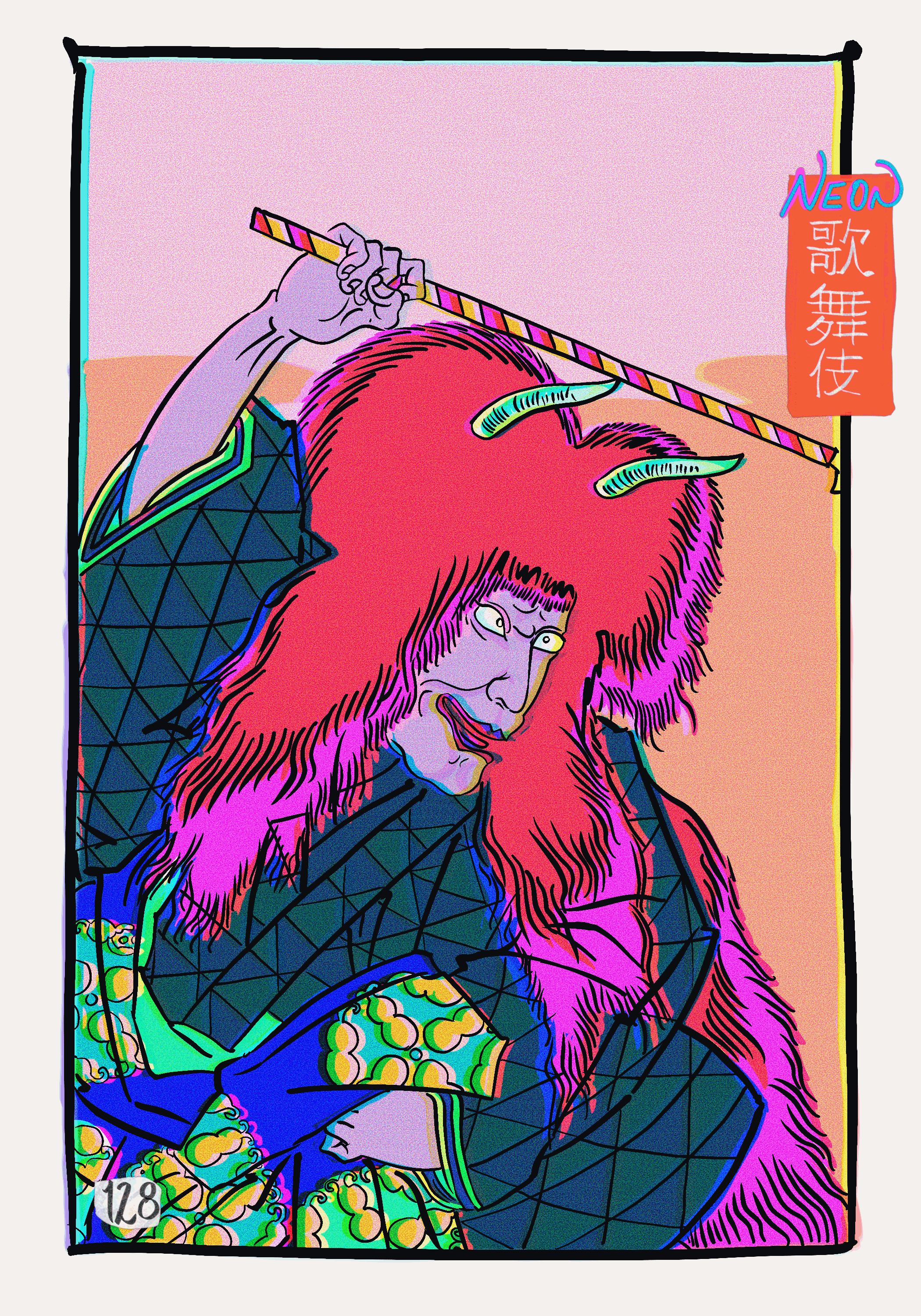Neon Kabuki #128