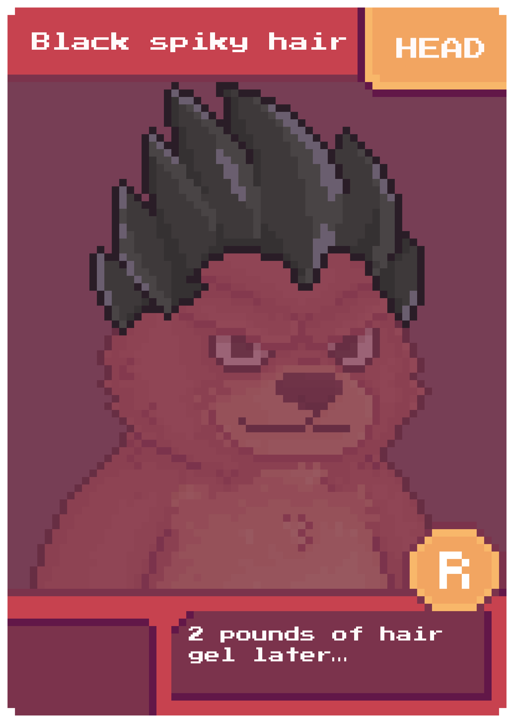Black Spiky Hair