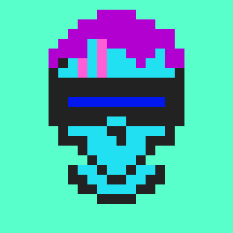 Cyber CryptoSkull #114