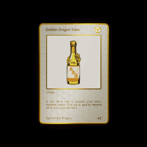 Golden Dragon Sake 597