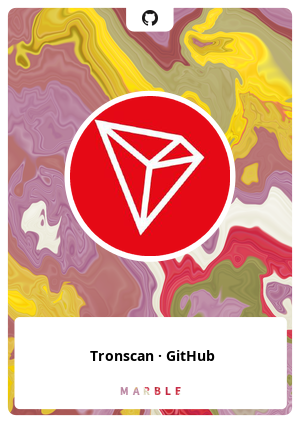 Tronscan · GitHub