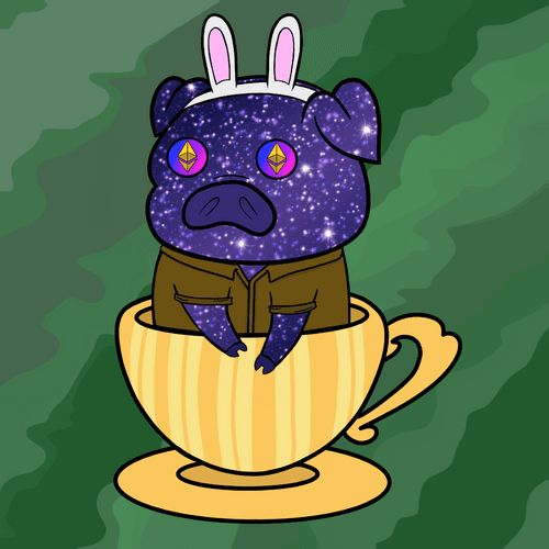 Lucky Teacup Piggy Club #1365