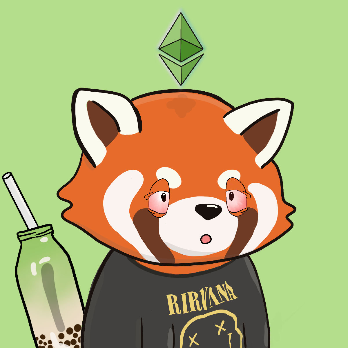 Okay Red Panda #7063