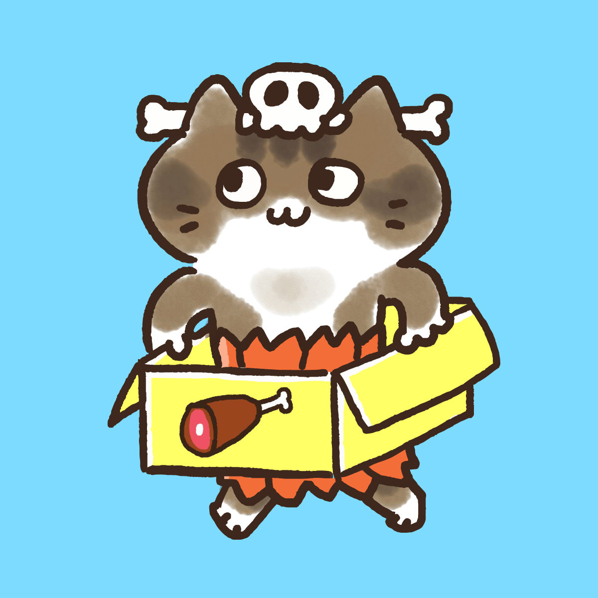 Running Box Cat #0153